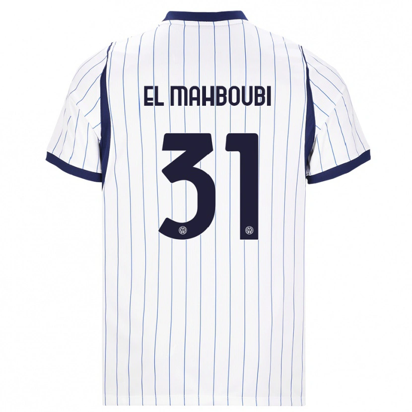 Danxen Herren Anas El Mahboubi #31 Weiß Dunkelblau Auswärtstrikot Trikot 2026/27 T-Shirt Schweiz
