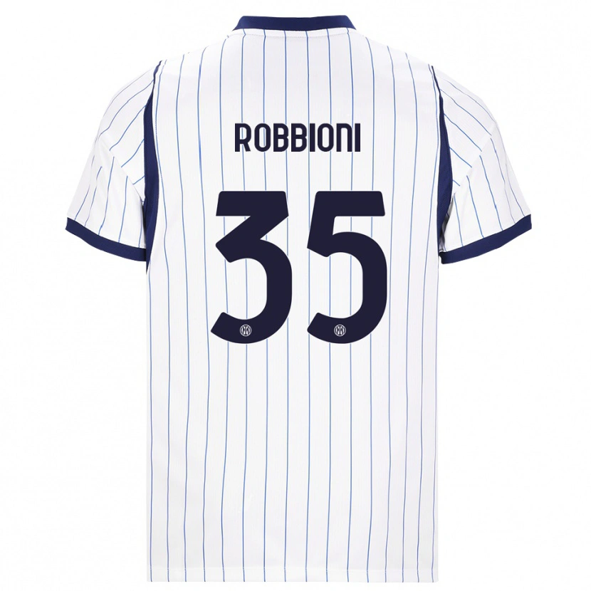 Danxen Herren Matilde Robbioni #35 Weiß Dunkelblau Auswärtstrikot Trikot 2026/27 T-Shirt Schweiz