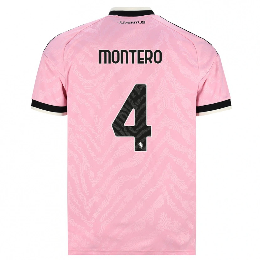 Danxen Herren Alfonso Montero #4 Pink Schwarz Auswärtstrikot Trikot 2026/27 T-Shirt Schweiz