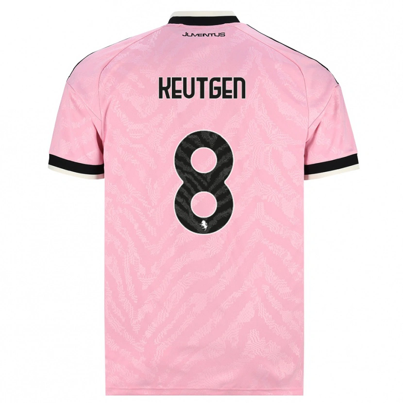 Danxen Herren Enzo Keutgen #8 Pink Schwarz Auswärtstrikot Trikot 2026/27 T-Shirt Schweiz