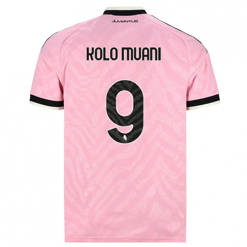 Danxen Herren Randal Kolo Muani #9 Pink Schwarz Auswärtstrikot Trikot 2026/27 T-Shirt Schweiz