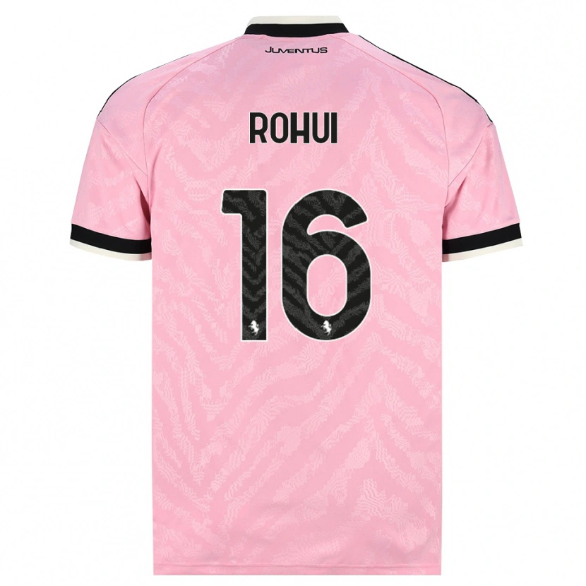 Danxen Herren Jonas Rohui #16 Pink Schwarz Auswärtstrikot Trikot 2026/27 T-Shirt Schweiz