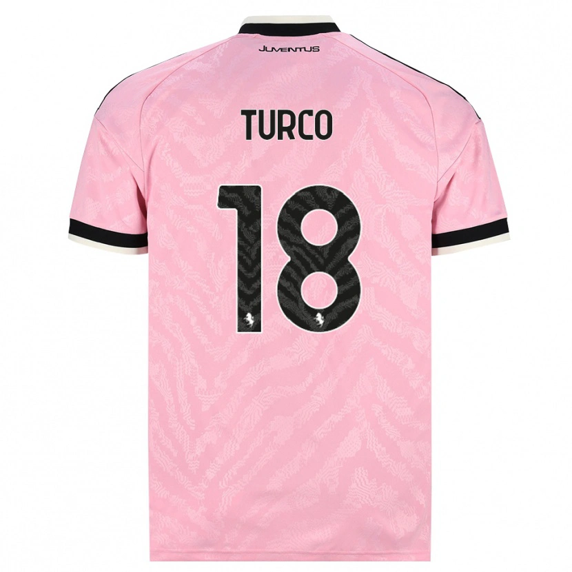Danxen Herren Nicolo Turco #18 Pink Schwarz Auswärtstrikot Trikot 2026/27 T-Shirt Schweiz