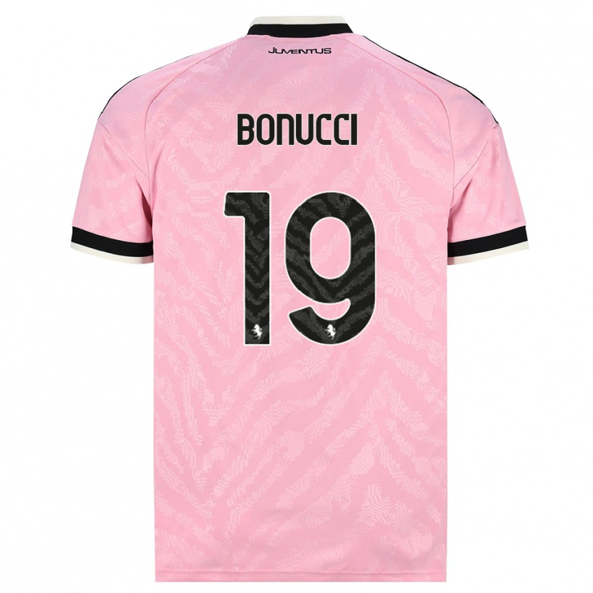 Danxen Herren Leonardo Bonucci #19 Pink Schwarz Auswärtstrikot Trikot 2026/27 T-Shirt Schweiz