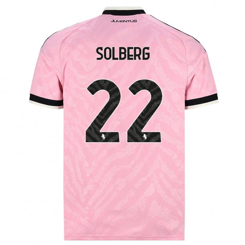 Danxen Herren Elias Solberg #22 Pink Schwarz Auswärtstrikot Trikot 2026/27 T-Shirt Schweiz