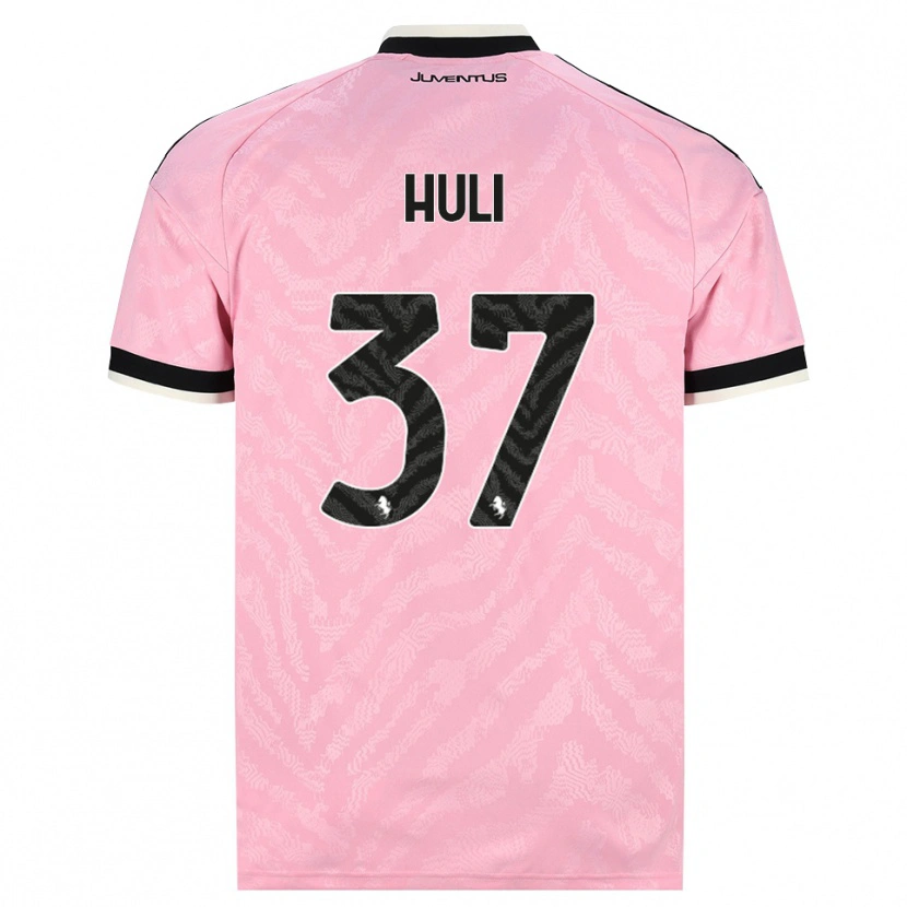 Danxen Herren Raffaele Huli #37 Pink Schwarz Auswärtstrikot Trikot 2026/27 T-Shirt Schweiz