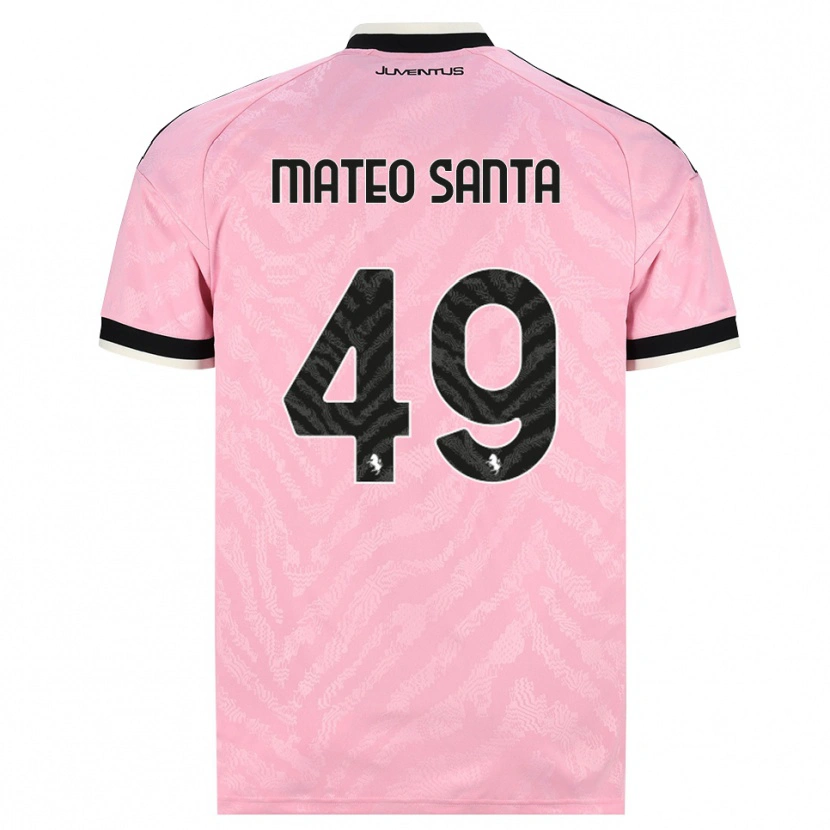 Danxen Herren Mateo Santa Maria #49 Pink Schwarz Auswärtstrikot Trikot 2026/27 T-Shirt Schweiz