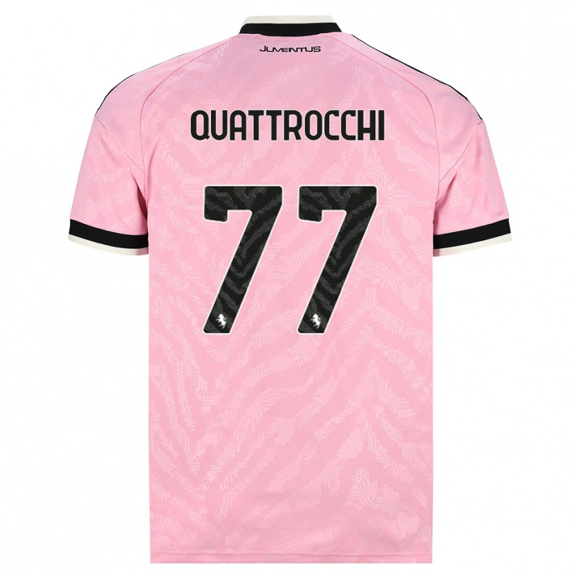 Danxen Herren Juan Ignacio Quattrocchi #77 Pink Schwarz Auswärtstrikot Trikot 2026/27 T-Shirt Schweiz