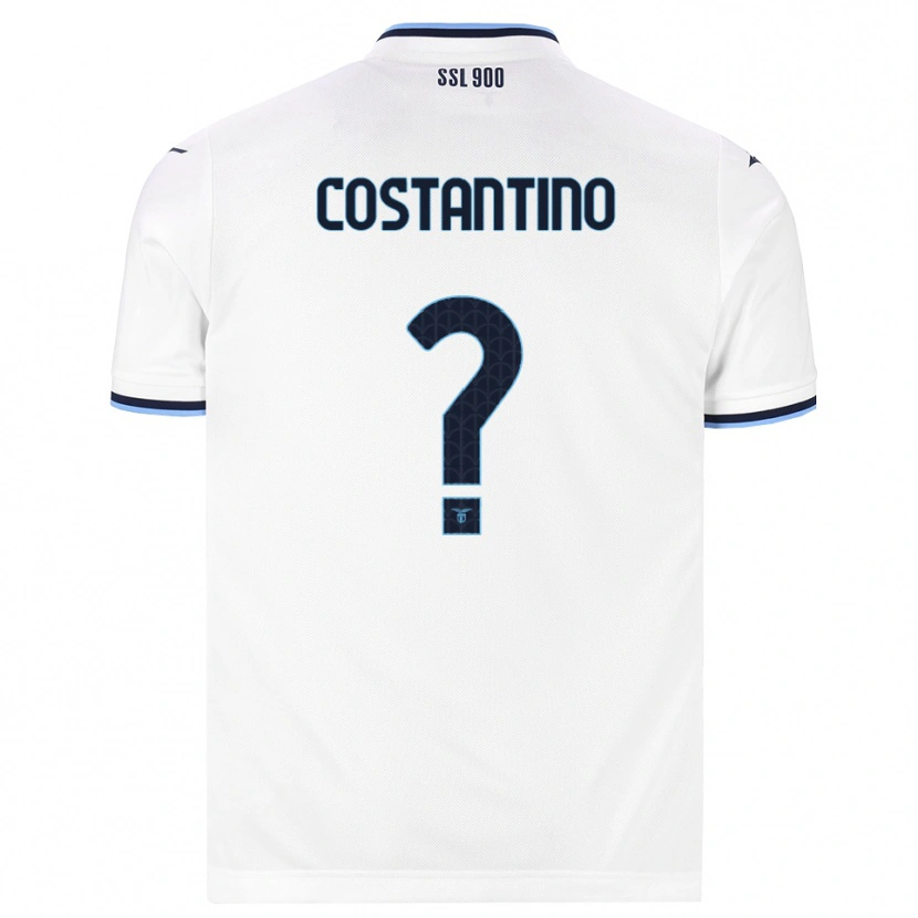 Danxen Herren Davide Costantino #0 Weiß Dunkelblau Auswärtstrikot Trikot 2026/27 T-Shirt Schweiz