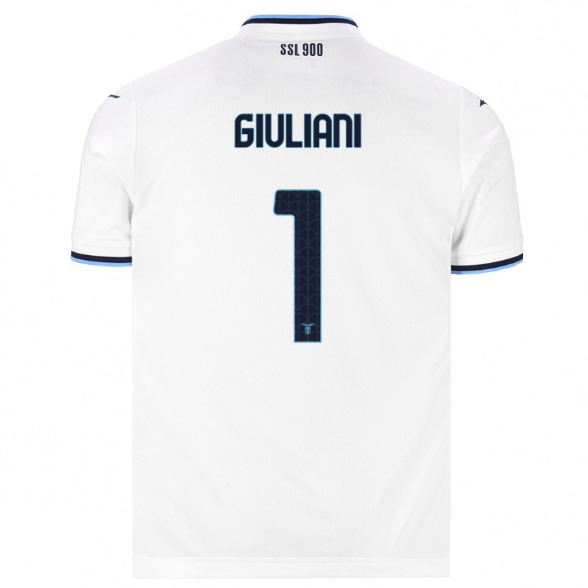 Danxen Herren Alessio Giuliani #1 Weiß Dunkelblau Auswärtstrikot Trikot 2026/27 T-Shirt Schweiz