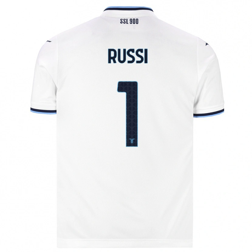 Danxen Herren Gabriele Russi #1 Weiß Dunkelblau Auswärtstrikot Trikot 2026/27 T-Shirt Schweiz