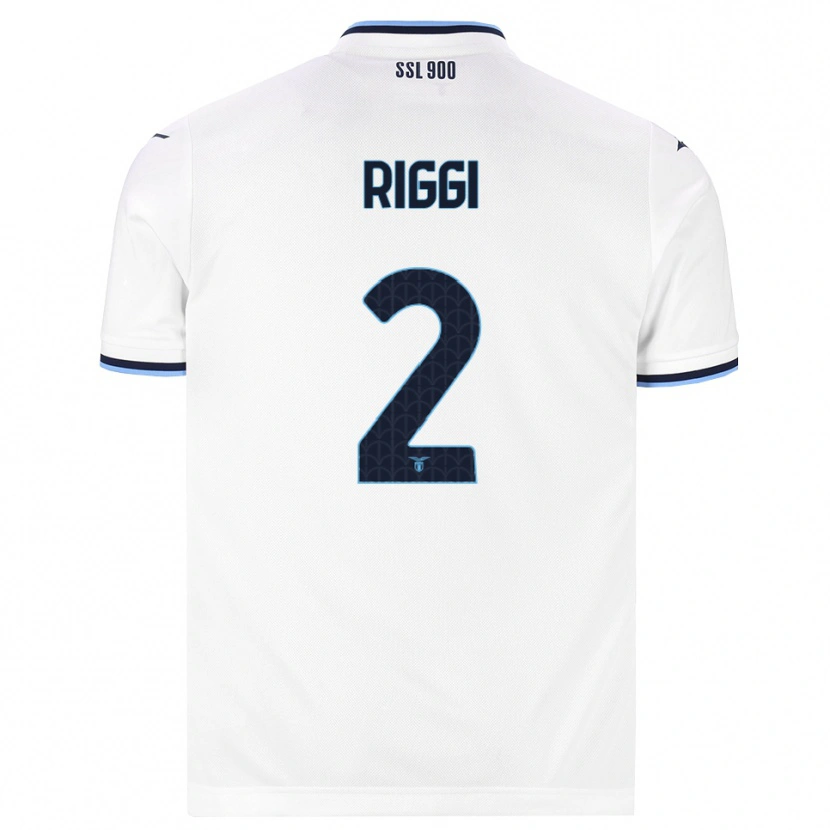 Danxen Herren Emanuele Riggi #2 Weiß Dunkelblau Auswärtstrikot Trikot 2026/27 T-Shirt Schweiz