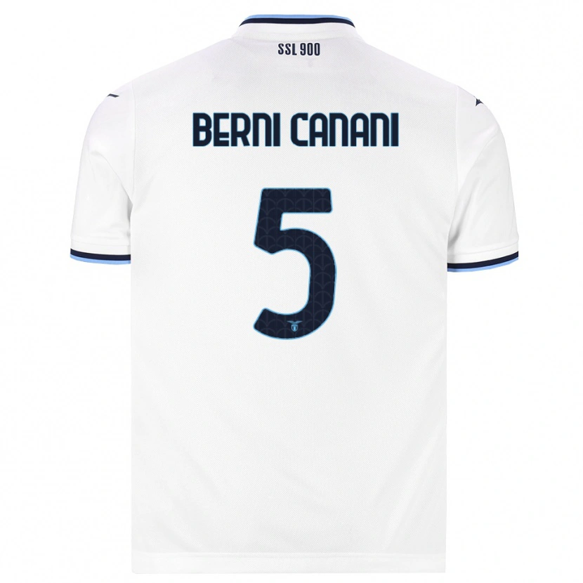 Danxen Herren Leonardo Berni Canani #5 Weiß Dunkelblau Auswärtstrikot Trikot 2026/27 T-Shirt Schweiz