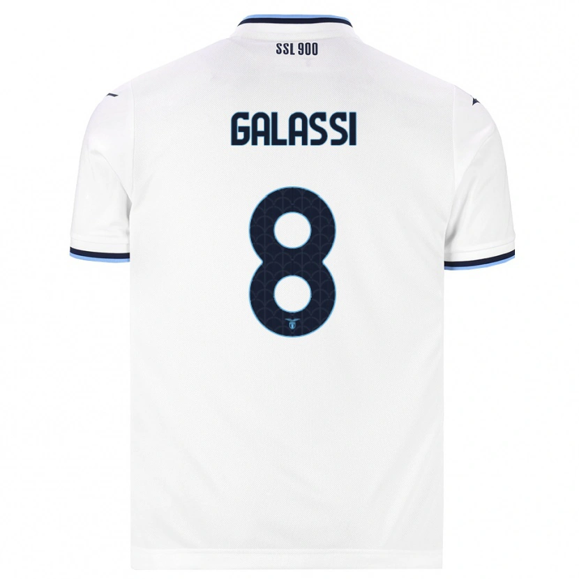 Danxen Herren Bruno Galassi #8 Weiß Dunkelblau Auswärtstrikot Trikot 2026/27 T-Shirt Schweiz