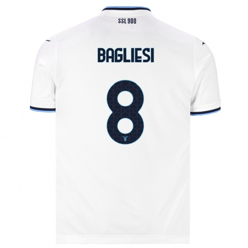 Danxen Herren Thomas Bagliesi #8 Weiß Dunkelblau Auswärtstrikot Trikot 2026/27 T-Shirt Schweiz
