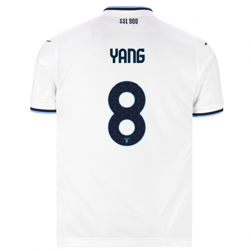 Danxen Herren Lina Yang #8 Weiß Dunkelblau Auswärtstrikot Trikot 2026/27 T-Shirt Schweiz