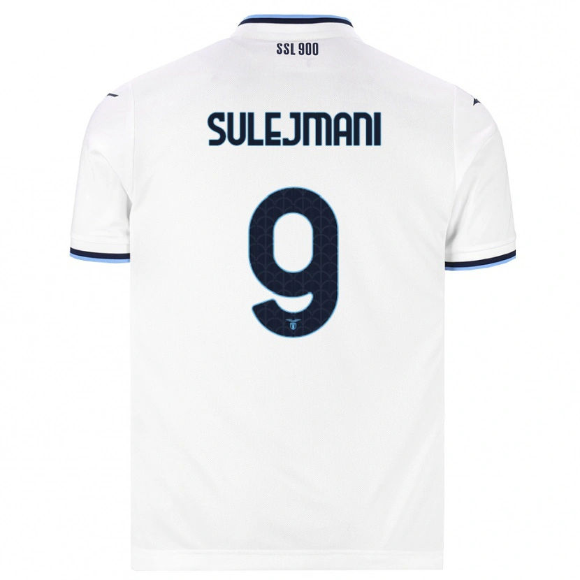 Danxen Herren Flavio Sulejmani #9 Weiß Dunkelblau Auswärtstrikot Trikot 2026/27 T-Shirt Schweiz