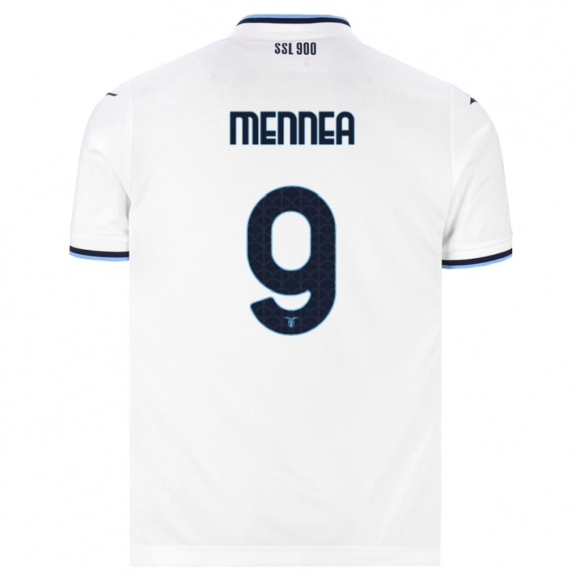 Danxen Herren Carmine Mennea #9 Weiß Dunkelblau Auswärtstrikot Trikot 2026/27 T-Shirt Schweiz