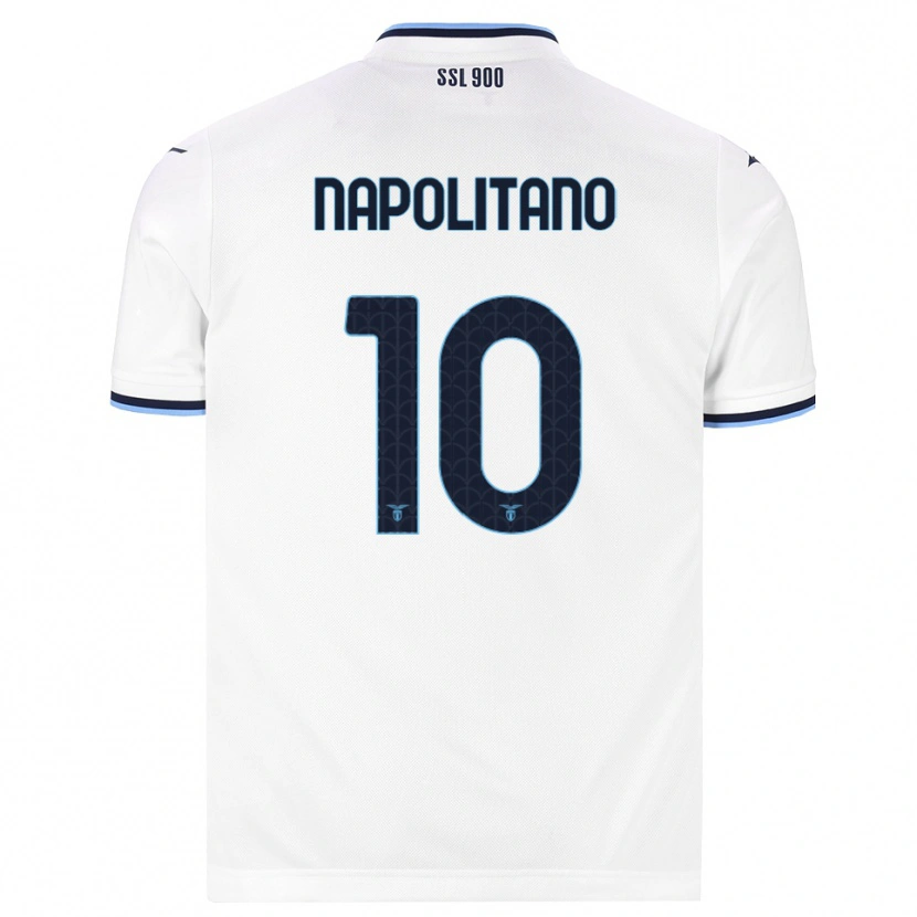 Danxen Herren Luca Napolitano #10 Weiß Dunkelblau Auswärtstrikot Trikot 2026/27 T-Shirt Schweiz