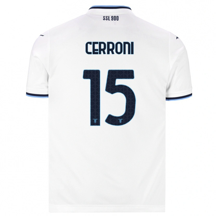 Danxen Herren Leonardo Cerroni #15 Weiß Dunkelblau Auswärtstrikot Trikot 2026/27 T-Shirt Schweiz