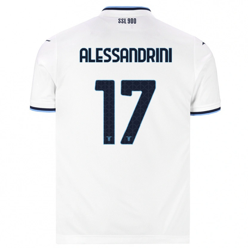 Danxen Herren Fabrizio Alessandrini #17 Weiß Dunkelblau Auswärtstrikot Trikot 2026/27 T-Shirt Schweiz