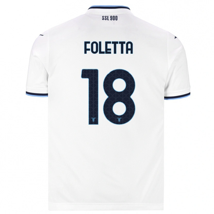 Danxen Herren Isabella Foletta #18 Weiß Dunkelblau Auswärtstrikot Trikot 2026/27 T-Shirt Schweiz