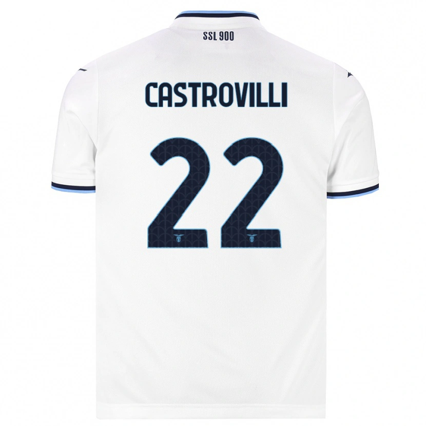 Danxen Herren Gaetano Castrovilli #22 Weiß Dunkelblau Auswärtstrikot Trikot 2026/27 T-Shirt Schweiz