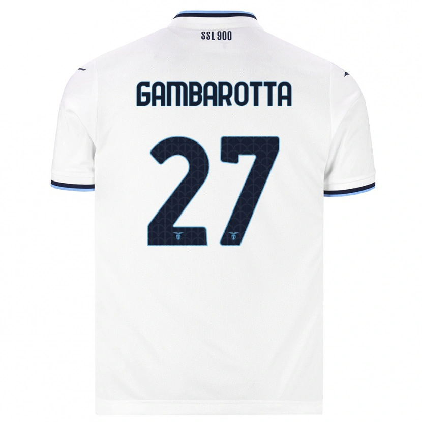 Danxen Herren Margot Gambarotta #27 Weiß Dunkelblau Auswärtstrikot Trikot 2026/27 T-Shirt Schweiz