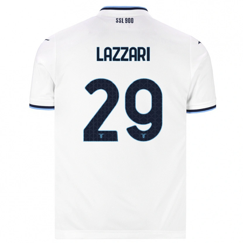 Danxen Herren Manuel Lazzari #29 Weiß Dunkelblau Auswärtstrikot Trikot 2026/27 T-Shirt Schweiz