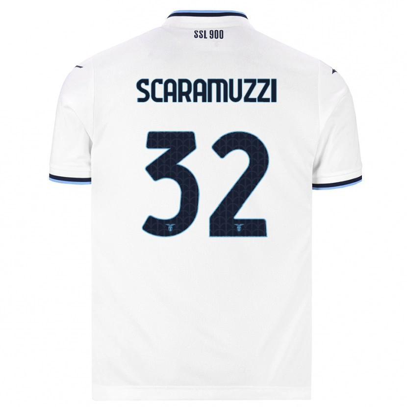 Danxen Herren Chiara Scaramuzzi #32 Weiß Dunkelblau Auswärtstrikot Trikot 2026/27 T-Shirt Schweiz