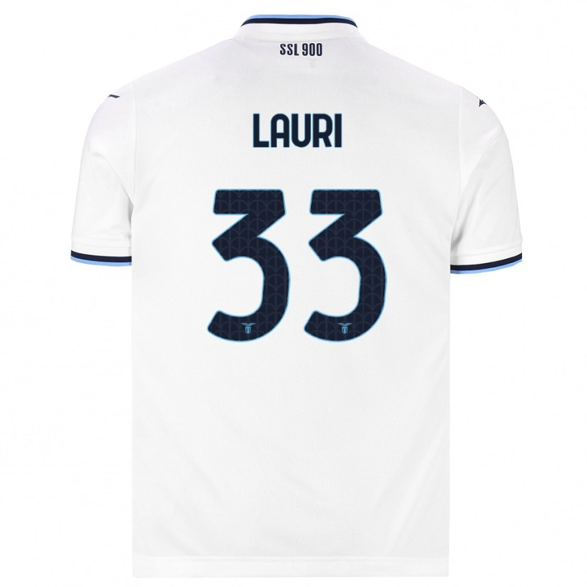 Danxen Herren Giacomo Lauri #33 Weiß Dunkelblau Auswärtstrikot Trikot 2026/27 T-Shirt Schweiz