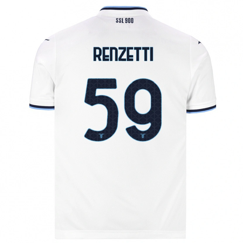 Danxen Herren Davide Renzetti #59 Weiß Dunkelblau Auswärtstrikot Trikot 2026/27 T-Shirt Schweiz