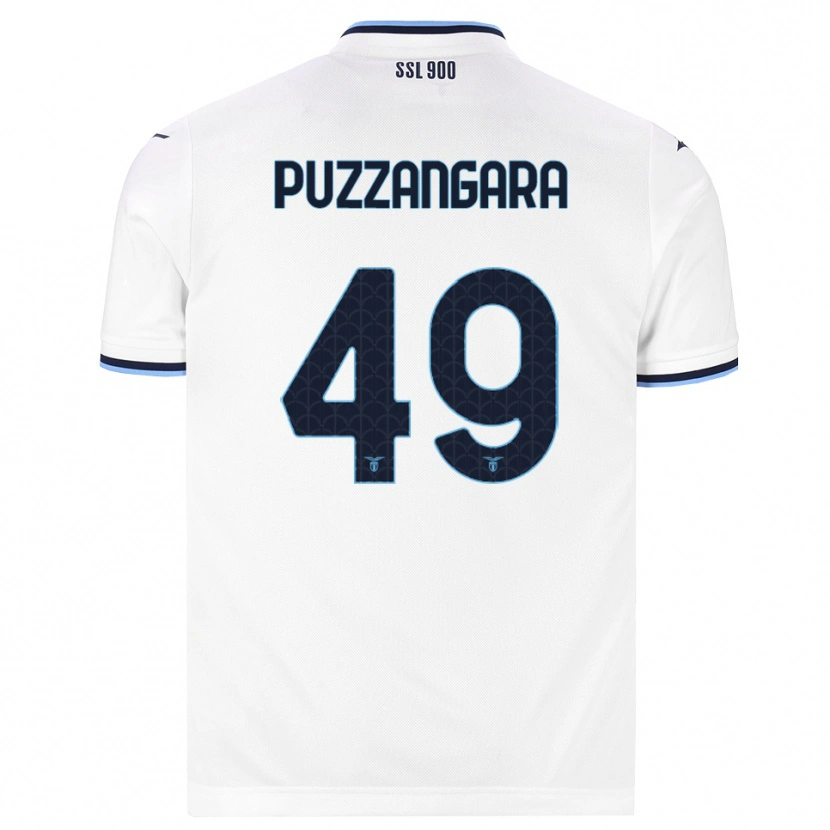 Danxen Herren Angelo Antonio Puzzangara #49 Weiß Dunkelblau Auswärtstrikot Trikot 2026/27 T-Shirt Schweiz