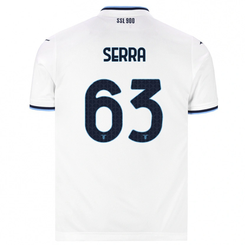 Danxen Herren Federico Serra #63 Weiß Dunkelblau Auswärtstrikot Trikot 2026/27 T-Shirt Schweiz