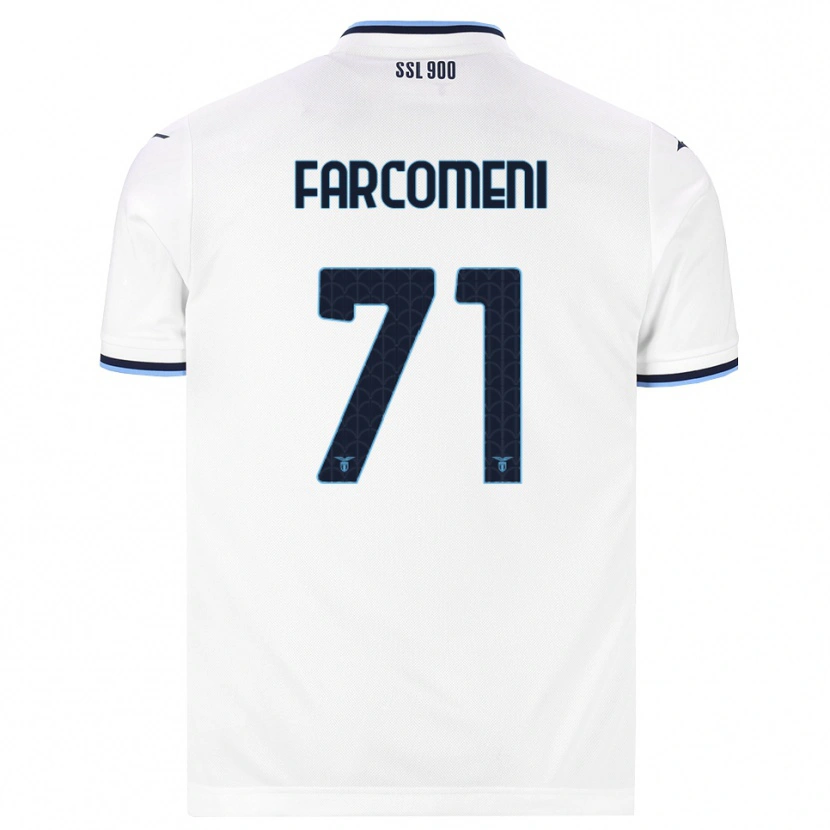 Danxen Herren Valerio Farcomeni #71 Weiß Dunkelblau Auswärtstrikot Trikot 2026/27 T-Shirt Schweiz