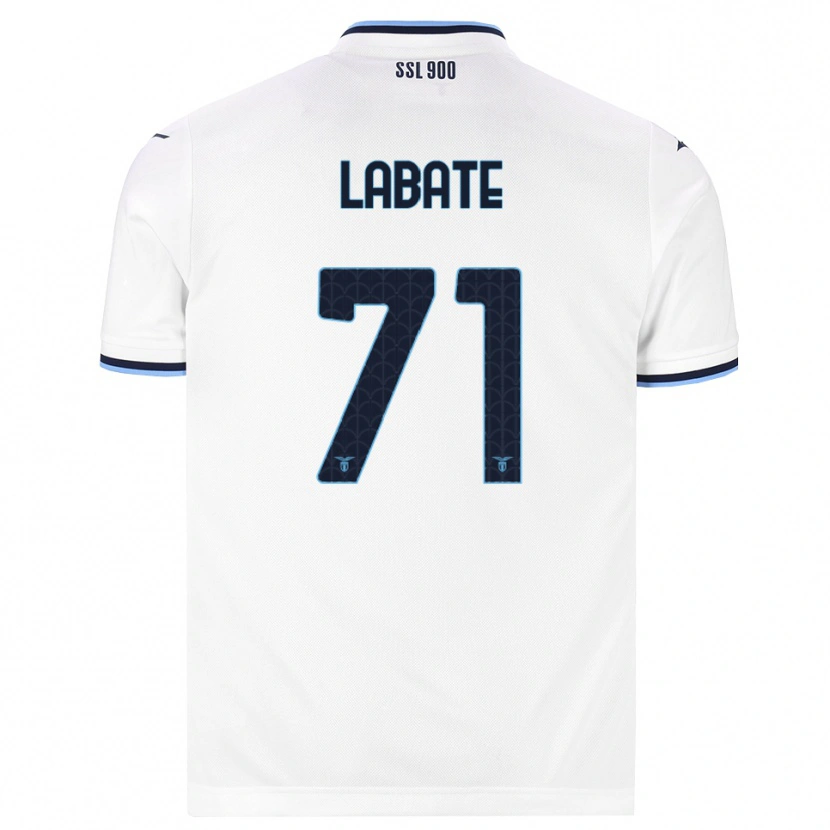 Danxen Herren Camilla Labate #71 Weiß Dunkelblau Auswärtstrikot Trikot 2026/27 T-Shirt Schweiz