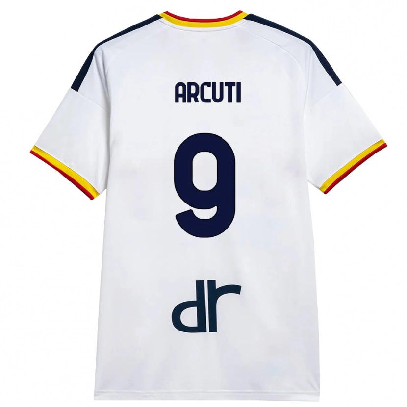 Danxen Herren Gabriele Arcuti #9 Weiß Gelb Rot Auswärtstrikot Trikot 2026/27 T-Shirt Schweiz