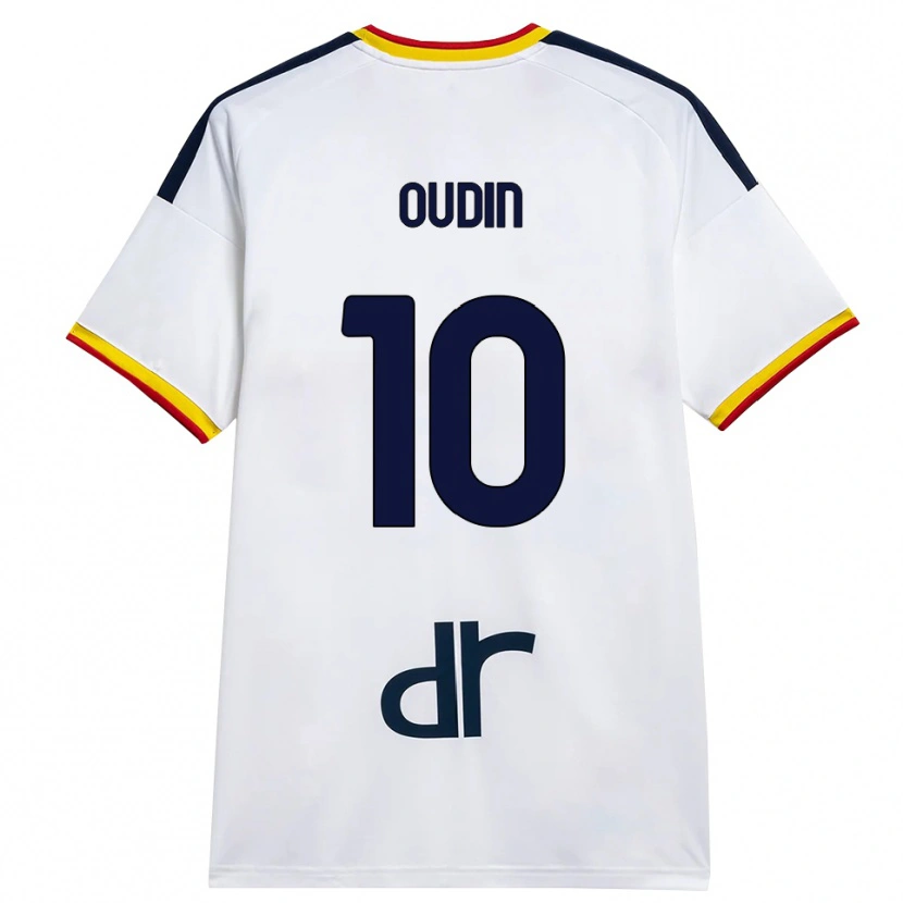 Danxen Herren Rémi Oudin #10 Weiß Gelb Rot Auswärtstrikot Trikot 2026/27 T-Shirt Schweiz