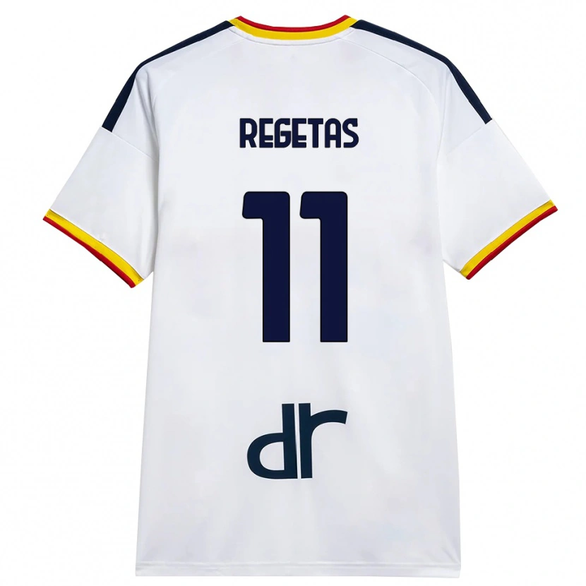 Danxen Herren Domagoj Regetas #11 Weiß Gelb Rot Auswärtstrikot Trikot 2026/27 T-Shirt Schweiz