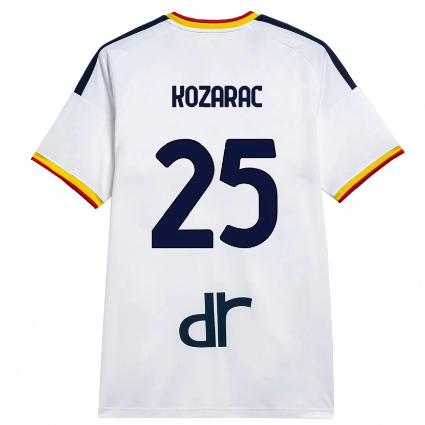 Danxen Herren Haris Kozarac #25 Weiß Gelb Rot Auswärtstrikot Trikot 2026/27 T-Shirt Schweiz
