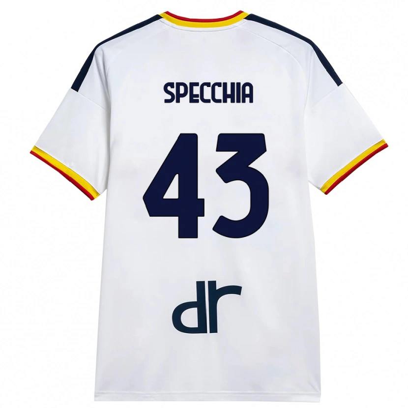Danxen Herren Marco Specchia #43 Weiß Gelb Rot Auswärtstrikot Trikot 2026/27 T-Shirt Schweiz
