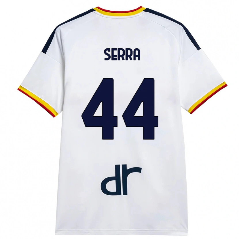 Danxen Herren Francesco Serra #44 Weiß Gelb Rot Auswärtstrikot Trikot 2026/27 T-Shirt Schweiz