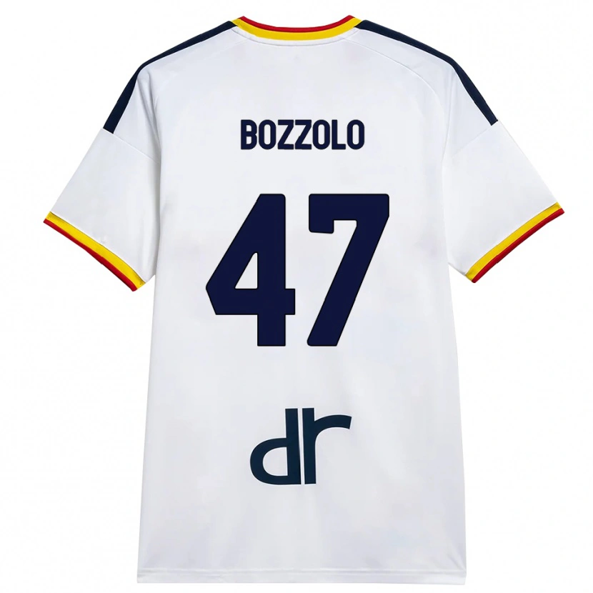 Danxen Herren Alessandro Bozzolo #47 Weiß Gelb Rot Auswärtstrikot Trikot 2026/27 T-Shirt Schweiz