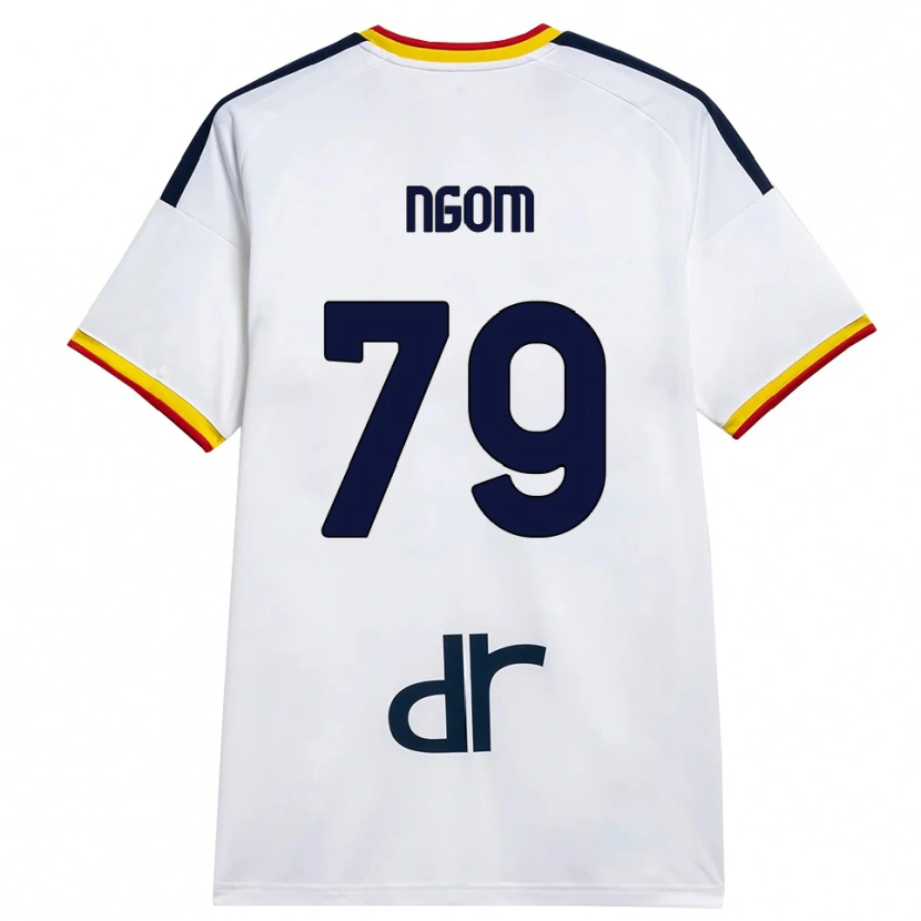 Danxen Herren Oumar Ngom #79 Weiß Gelb Rot Auswärtstrikot Trikot 2026/27 T-Shirt Schweiz