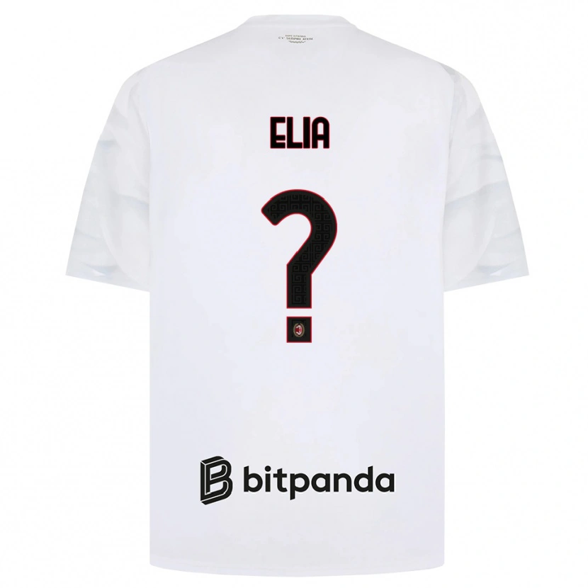 Danxen Herren Emanuele Elia #0 Weiß Rot Schwarz Auswärtstrikot Trikot 2026/27 T-Shirt Schweiz