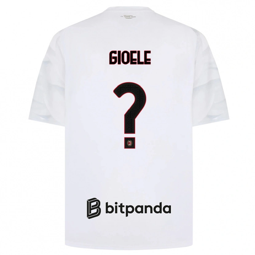 Danxen Herren Gioele Benedetti #0 Weiß Rot Schwarz Auswärtstrikot Trikot 2026/27 T-Shirt Schweiz