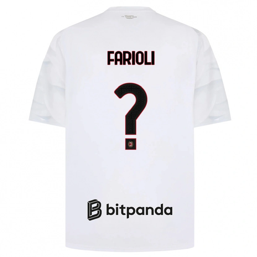 Danxen Herren Simone Farioli #0 Weiß Rot Schwarz Auswärtstrikot Trikot 2026/27 T-Shirt Schweiz
