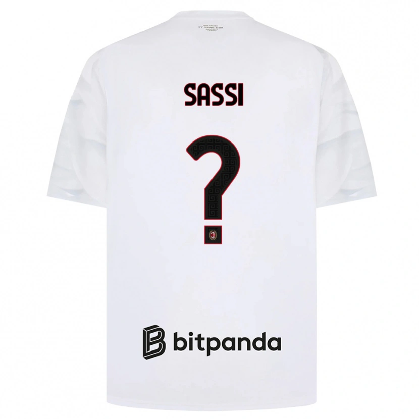 Danxen Herren Simone Sassi #0 Weiß Rot Schwarz Auswärtstrikot Trikot 2026/27 T-Shirt Schweiz