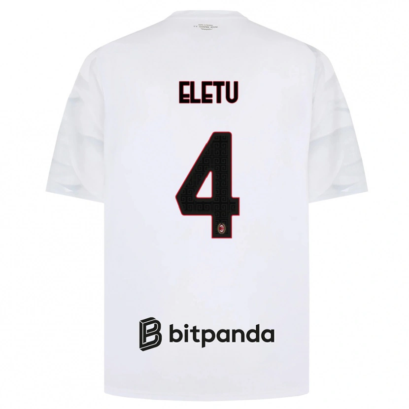 Danxen Herren Victor Eletu #4 Weiß Rot Schwarz Auswärtstrikot Trikot 2026/27 T-Shirt Schweiz