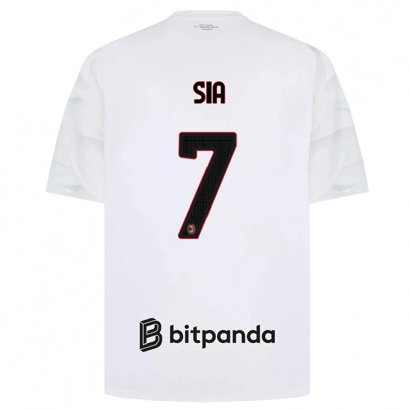 Danxen Herren Diego Sia #7 Weiß Rot Schwarz Auswärtstrikot Trikot 2026/27 T-Shirt Schweiz